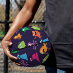 Cute Monster Pattern Print Basketball