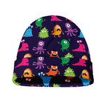 Cute Monster Pattern Print Beanie