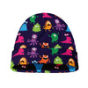 Cute Monster Pattern Print Beanie