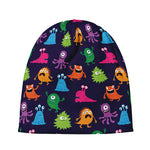 Cute Monster Pattern Print Beanie