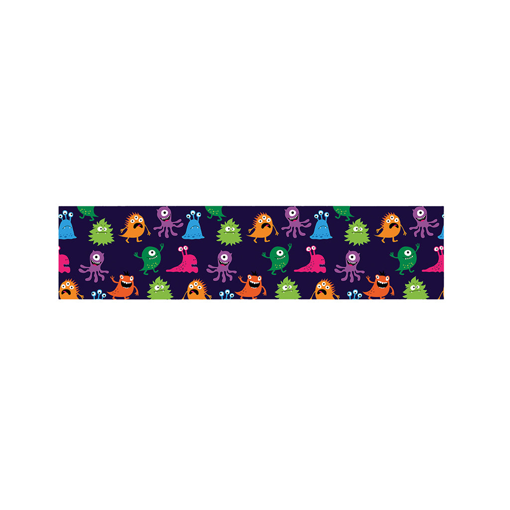 Cute Monster Pattern Print Bed Runner