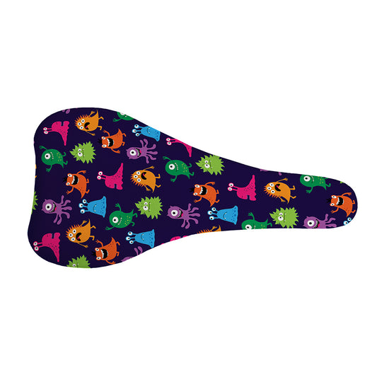 Cute Monster Pattern Print Bicycle Seat Cover