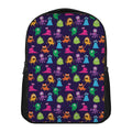 Cute Monster Pattern Print Casual Backpack