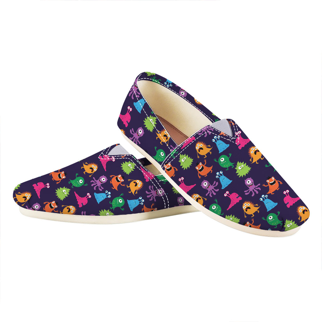 Cute Monster Pattern Print Casual Shoes