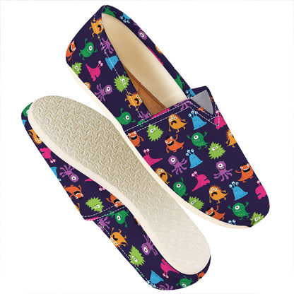 Cute Monster Pattern Print Casual Shoes