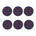 Cute Monster Pattern Print Coaster Set