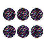 Cute Monster Pattern Print Coaster Set