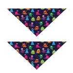 Cute Monster Pattern Print Dog Bandana