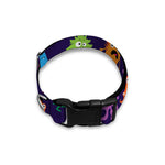 Cute Monster Pattern Print Dog Collar