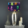 Cute Monster Pattern Print Drum Lamp Shade