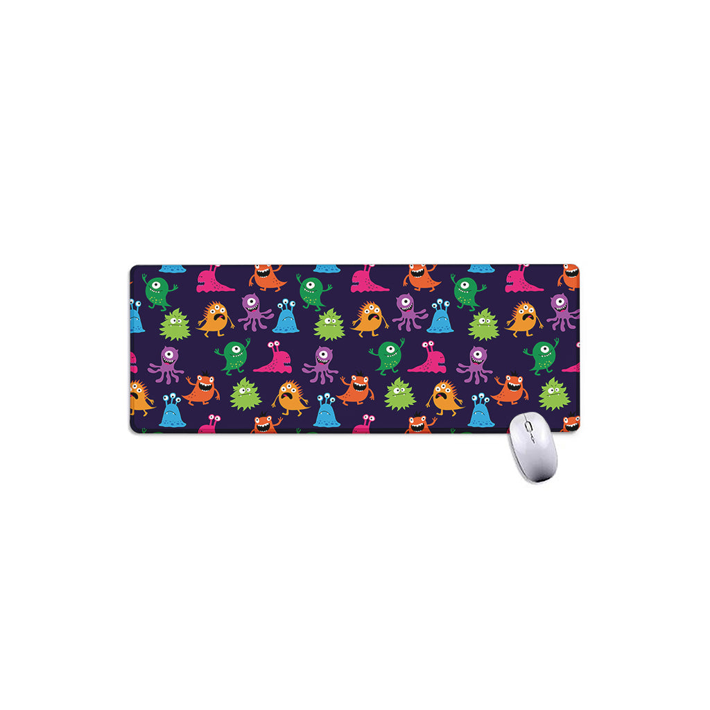Cute Monster Pattern Print Extended Mouse Pad