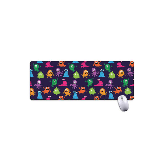 Cute Monster Pattern Print Extended Mouse Pad