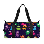 Cute Monster Pattern Print Gym Bag