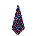 Cute Monster Pattern Print Hand Towel