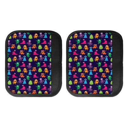 Cute Monster Pattern Print Handle Covers