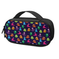 Cute Monster Pattern Print Portable Cooler Travel Case