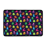 Cute Monster Pattern Print Kitchen Mat