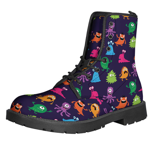 Cute Monster Pattern Print Backpack
