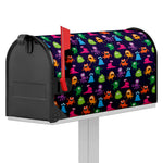 Cute Monster Pattern Print Mailbox Cover