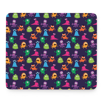 Cute Monster Pattern Print Mouse Pad