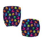 Cute Monster Pattern Print Office Chair Cover