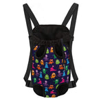 Cute Monster Pattern Print Pet Carrier Backpack
