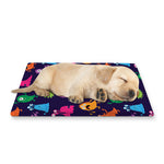 Cute Monster Pattern Print Pet Cooling Mat Cover