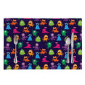 Cute Monster Pattern Print Placemat