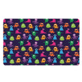 Cute Monster Pattern Print Polyester Doormat