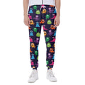 Cute Monster Pattern Print Joggers