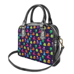 Cute Monster Pattern Print Shoulder Handbag