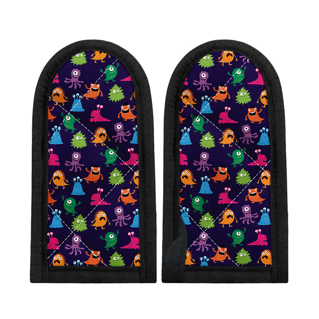 Cute Monster Pattern Print Skillet Handle Cover