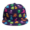 Cute Monster Pattern Print Snapback Cap