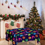 Cute Monster Pattern Print Tablecloth