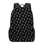 Cute Mummy Pattern Print 17 Inch Backpack