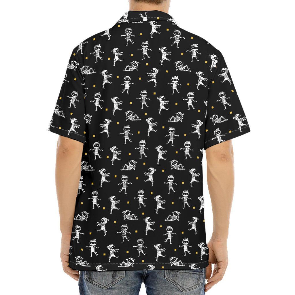 Cute Mummy Pattern Print Aloha Shirt