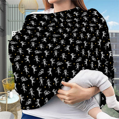 Cute Mummy Pattern Print Baby Seat Cover