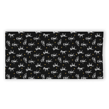 Cute Mummy Pattern Print Beach Towel