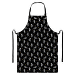 Cute Mummy Pattern Print Bib Apron With Pocket