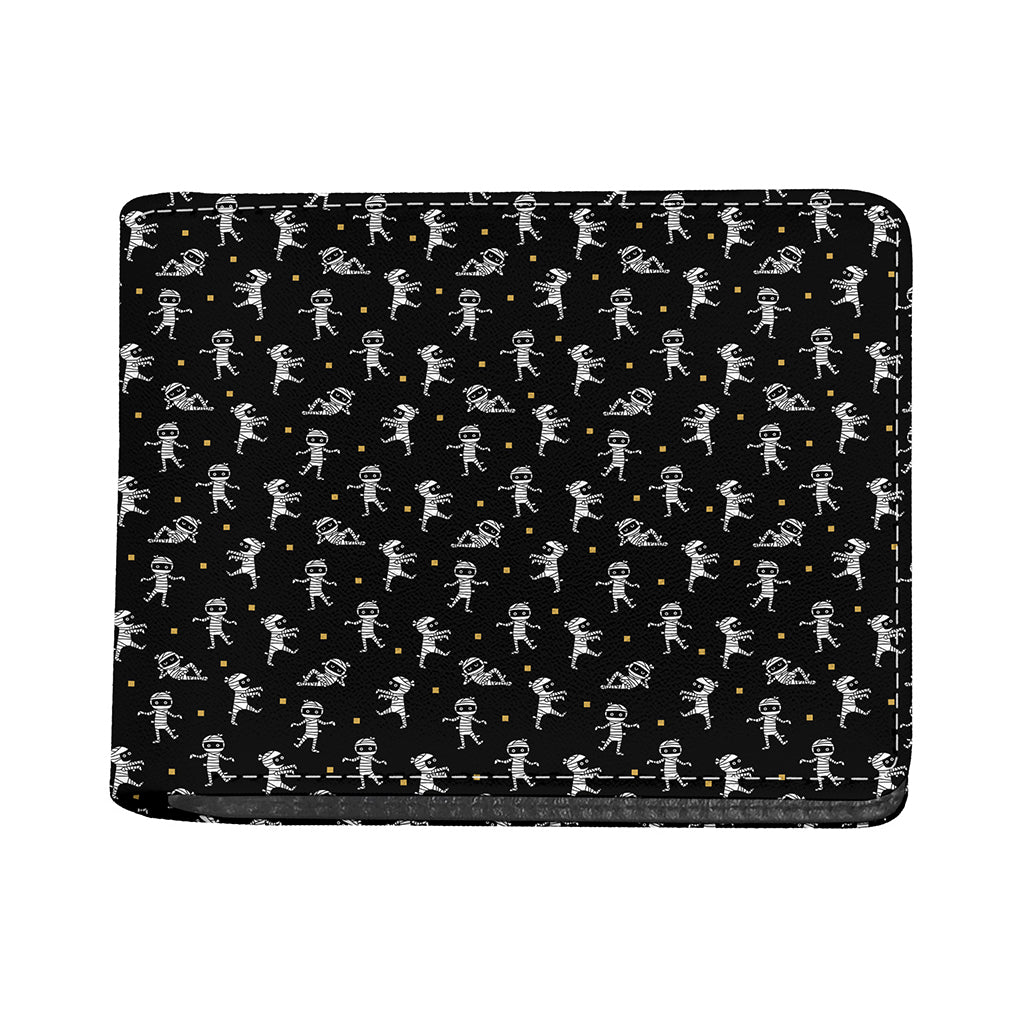 Cute Mummy Pattern Print Bifold Wallet