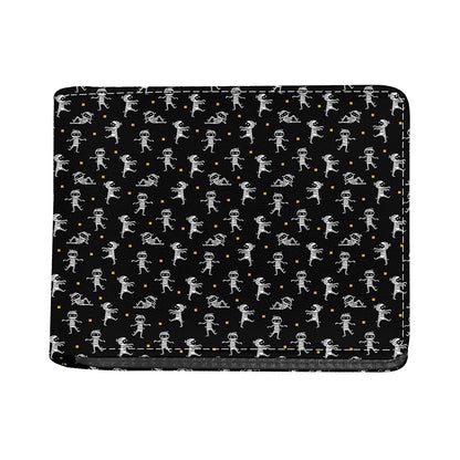Cute Mummy Pattern Print Bifold Wallet