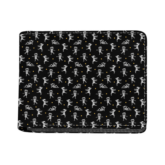 Cute Mummy Pattern Print Bifold Wallet
