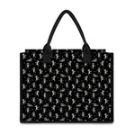 Cute Mummy Pattern Print Canvas Tote Bag