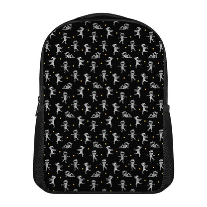 Cute Mummy Pattern Print Casual Backpack