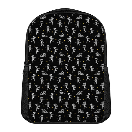 Cute Mummy Pattern Print Casual Backpack
