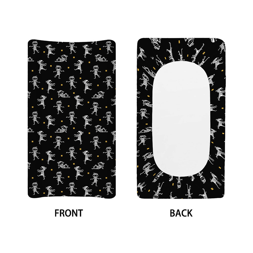 Cute Mummy Pattern Print Changing Pad Cover