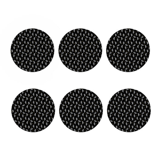Cute Mummy Pattern Print Coaster Set
