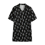 Cute Mummy Pattern Print Cotton Hawaiian Shirt