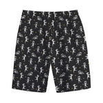 Cute Mummy Pattern Print Cotton Shorts