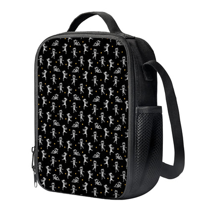 Cute Mummy Pattern Print Crossbody Lunch Bag